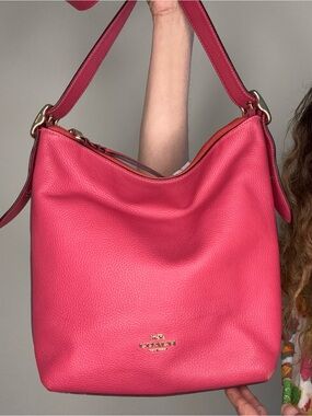 Coach Pink Val Duffle Bag